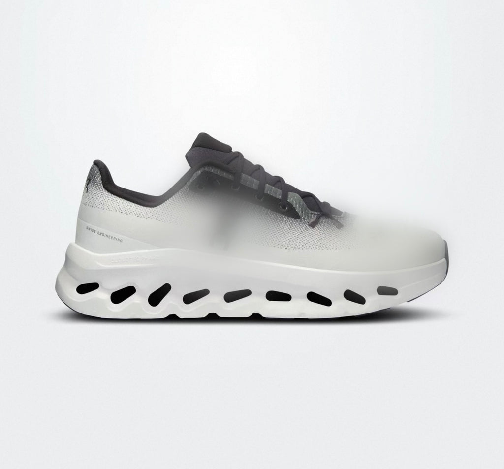 White & Black Sport Sneakers