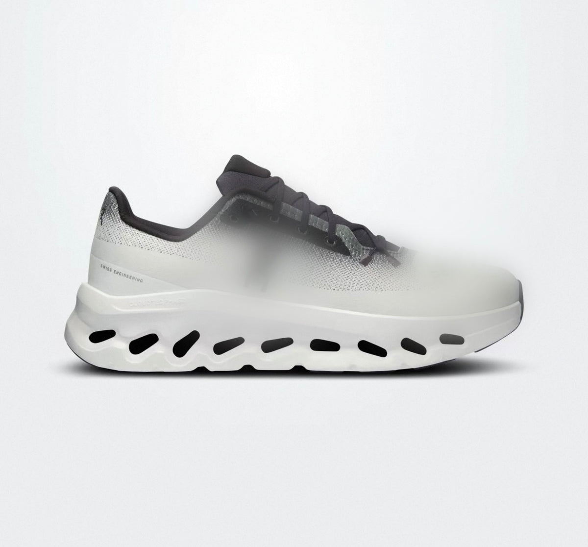 White & Black Sport Sneakers