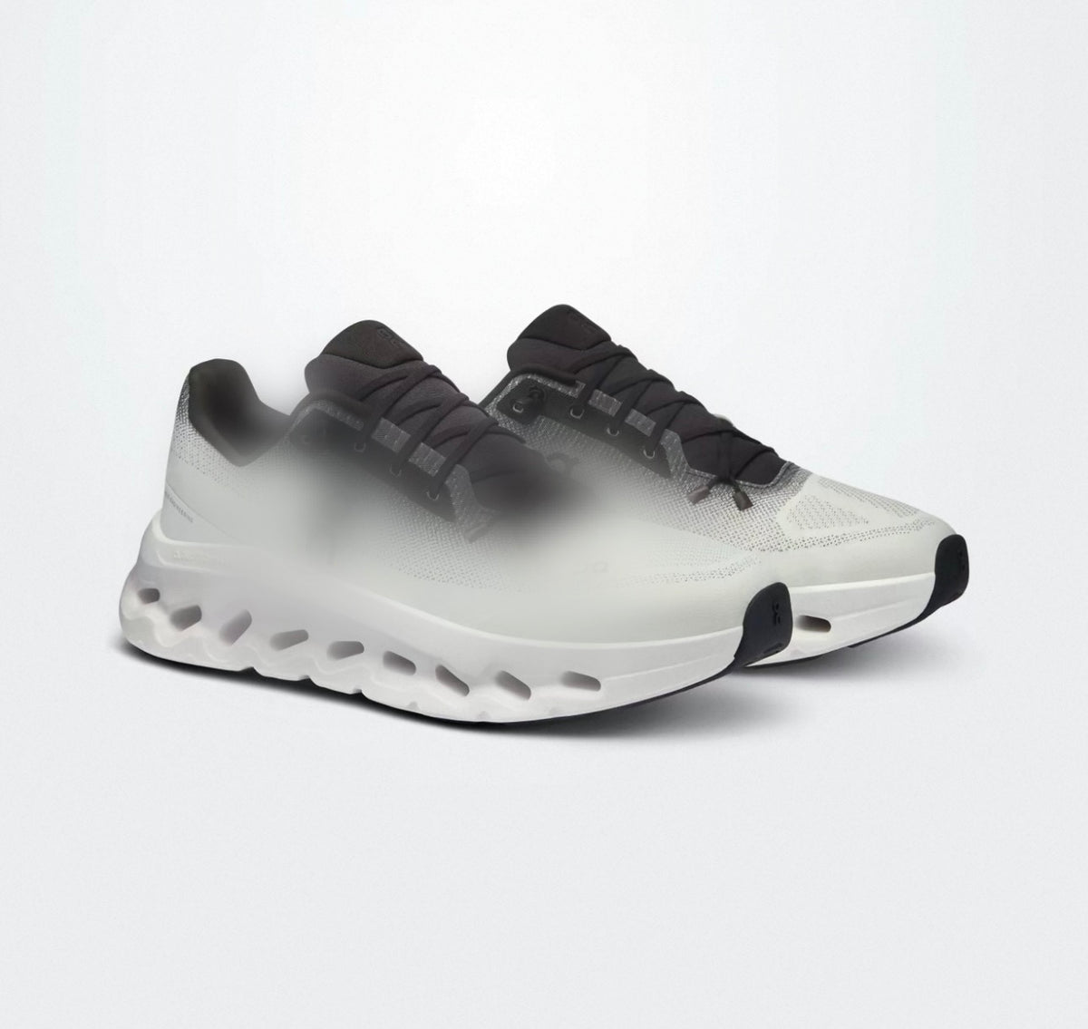 White & Black Sport Sneakers