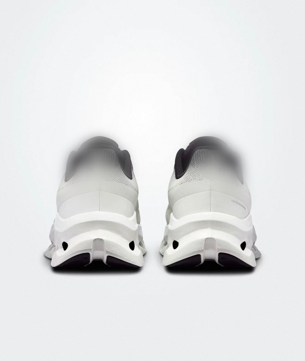 White & Black Sport Sneakers