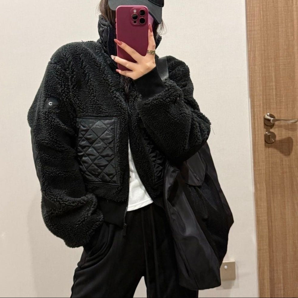 Warm Padded Winter Jacket – Stand Collar Windproof Coat