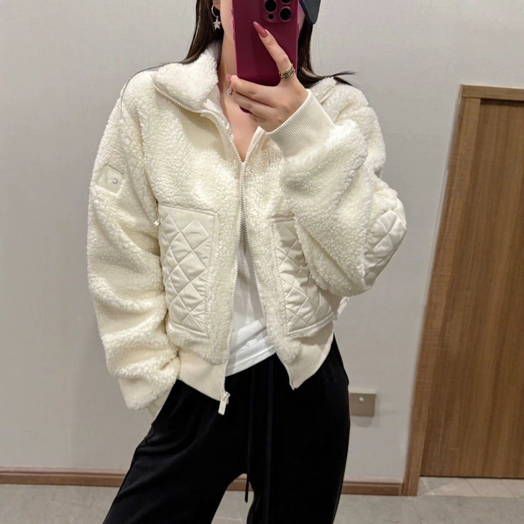 Warm Padded Winter Jacket – Stand Collar Windproof Coat