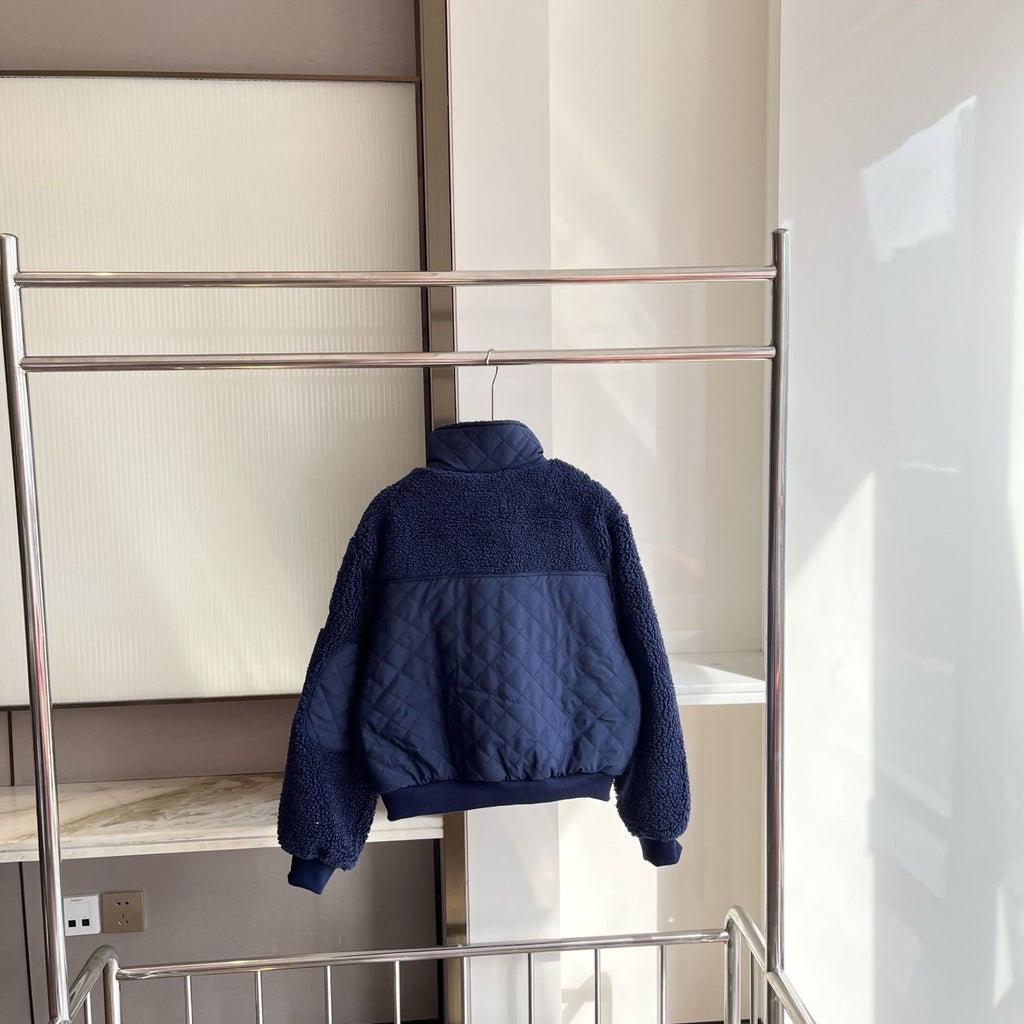 Warm Padded Winter Jacket – Stand Collar Windproof Coat