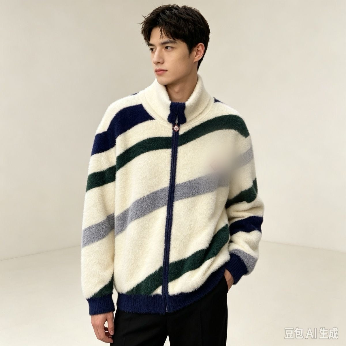 CASA Oversized Sweater Jacket – Stylish Relaxed Fit